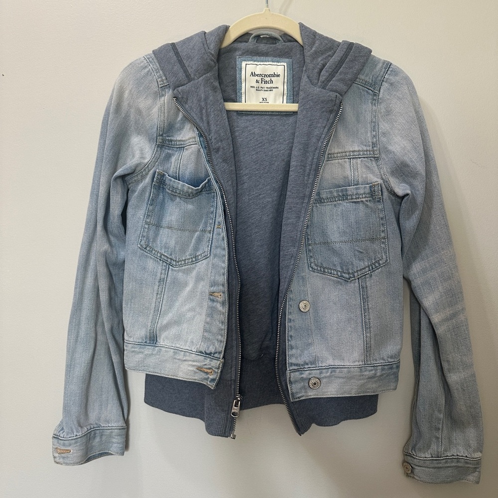 Layers Denim Hoodie Jacket